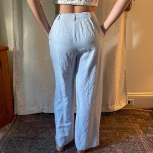 Linen Blend Trousers